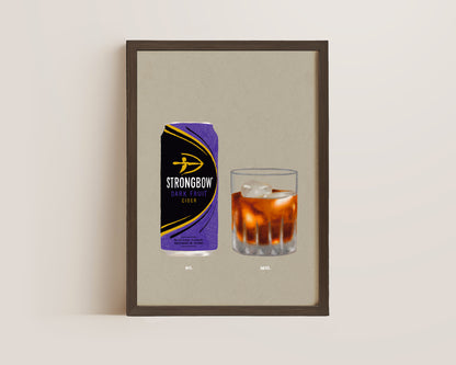 Strongbow Dark Fruits & Black Russian Print