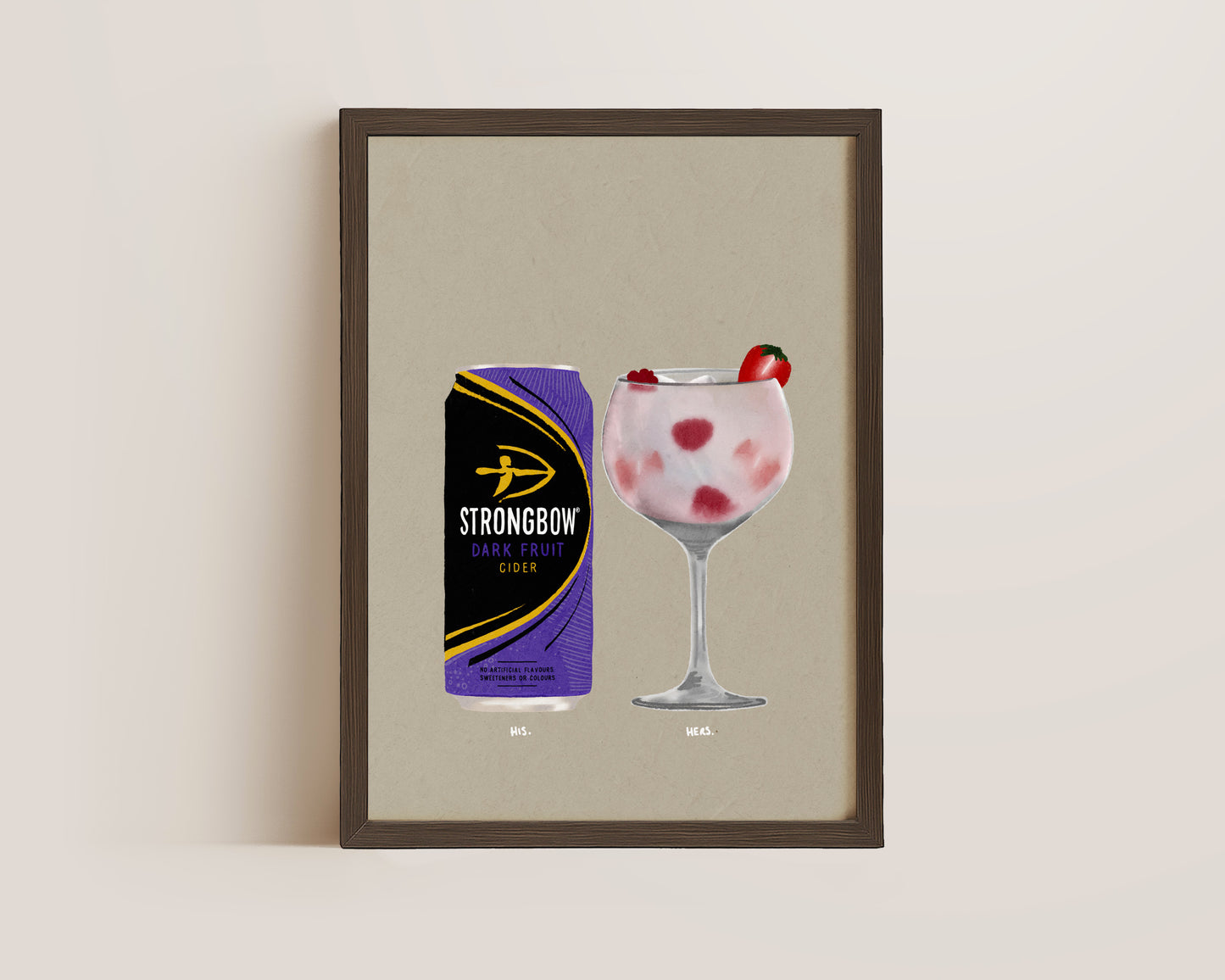 Strongbow Dark Fruits & Pink Gin Print