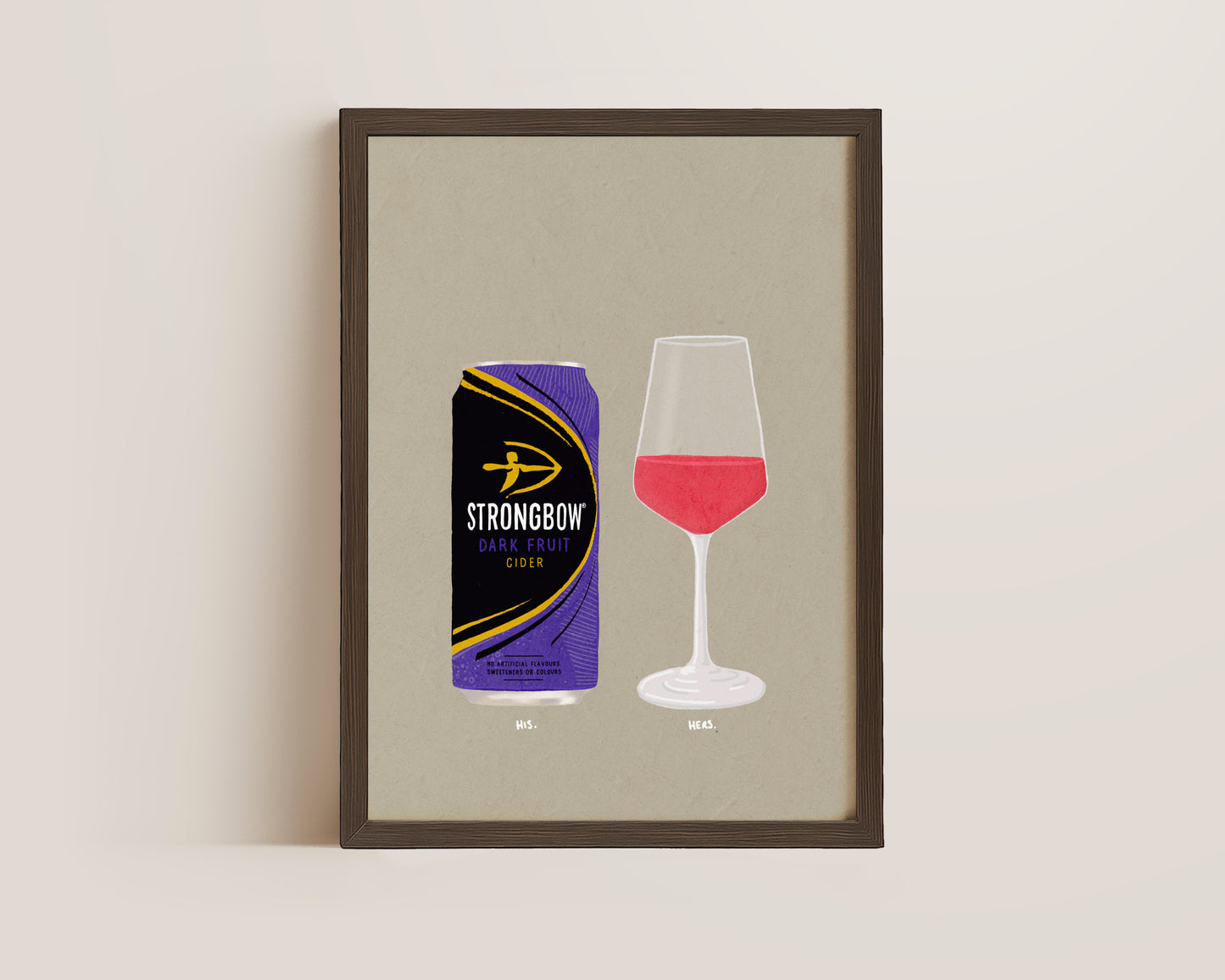 Strongbow Dark Fruits & Rose Print