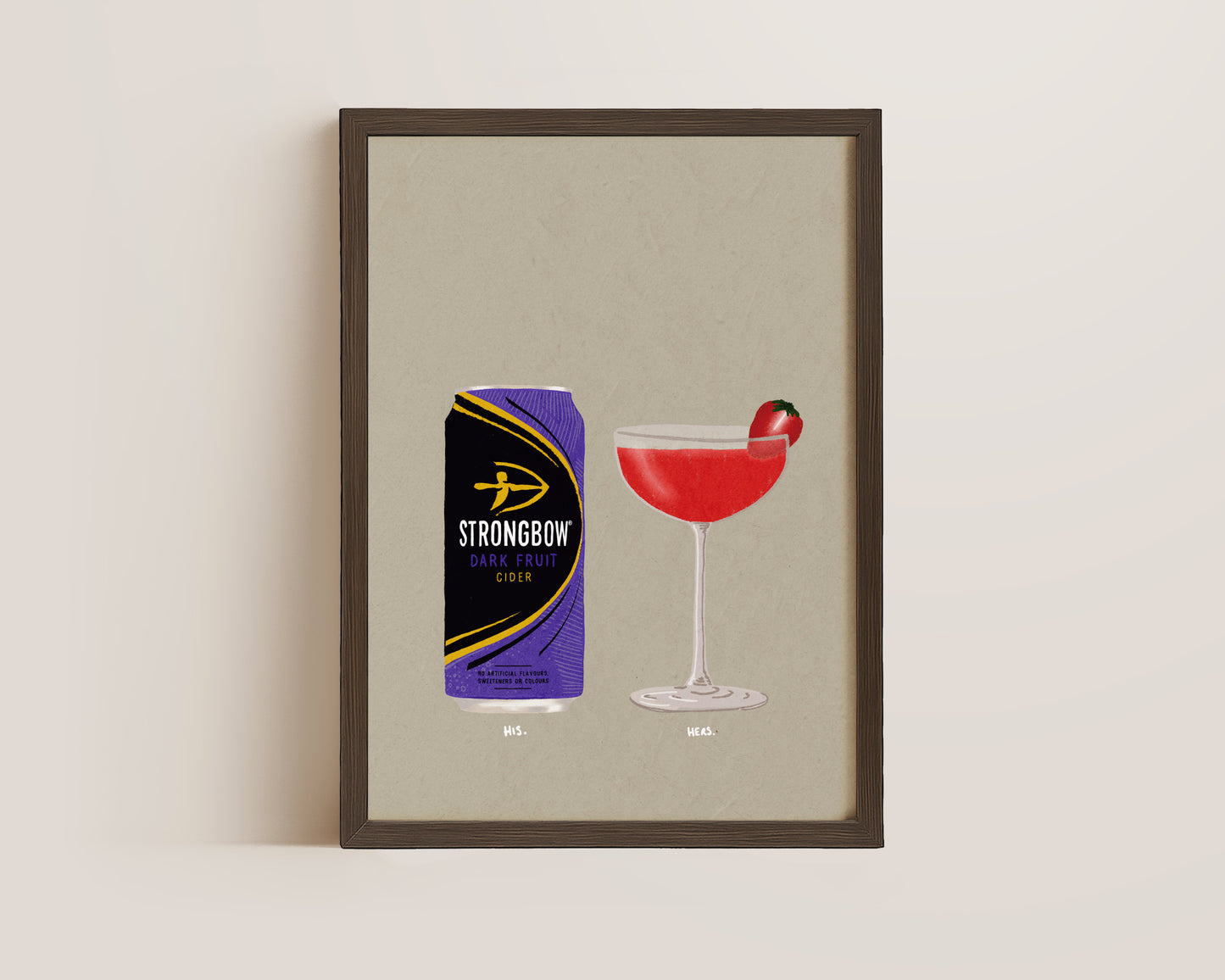 Strongbow Dark Fruits & Strawberry Daiquiri Print