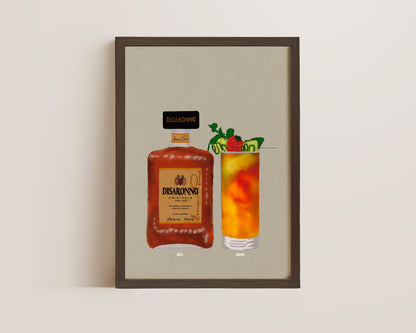Disaronno & Pimms Print
