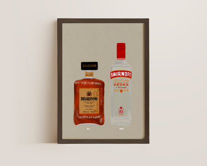 Disaronno & Smirnoff Vodka Print