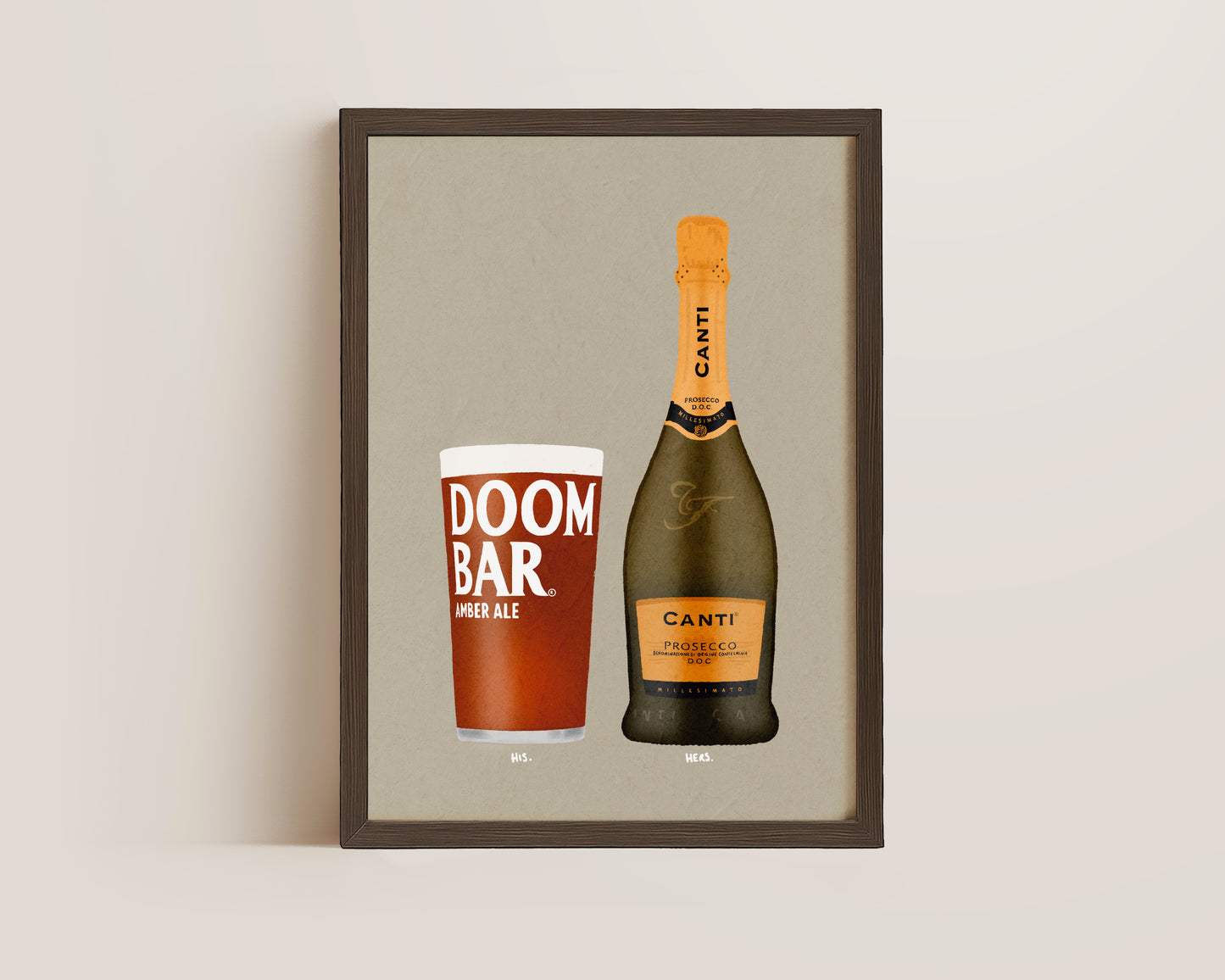 Doom Bar & Canti Prosecco Print