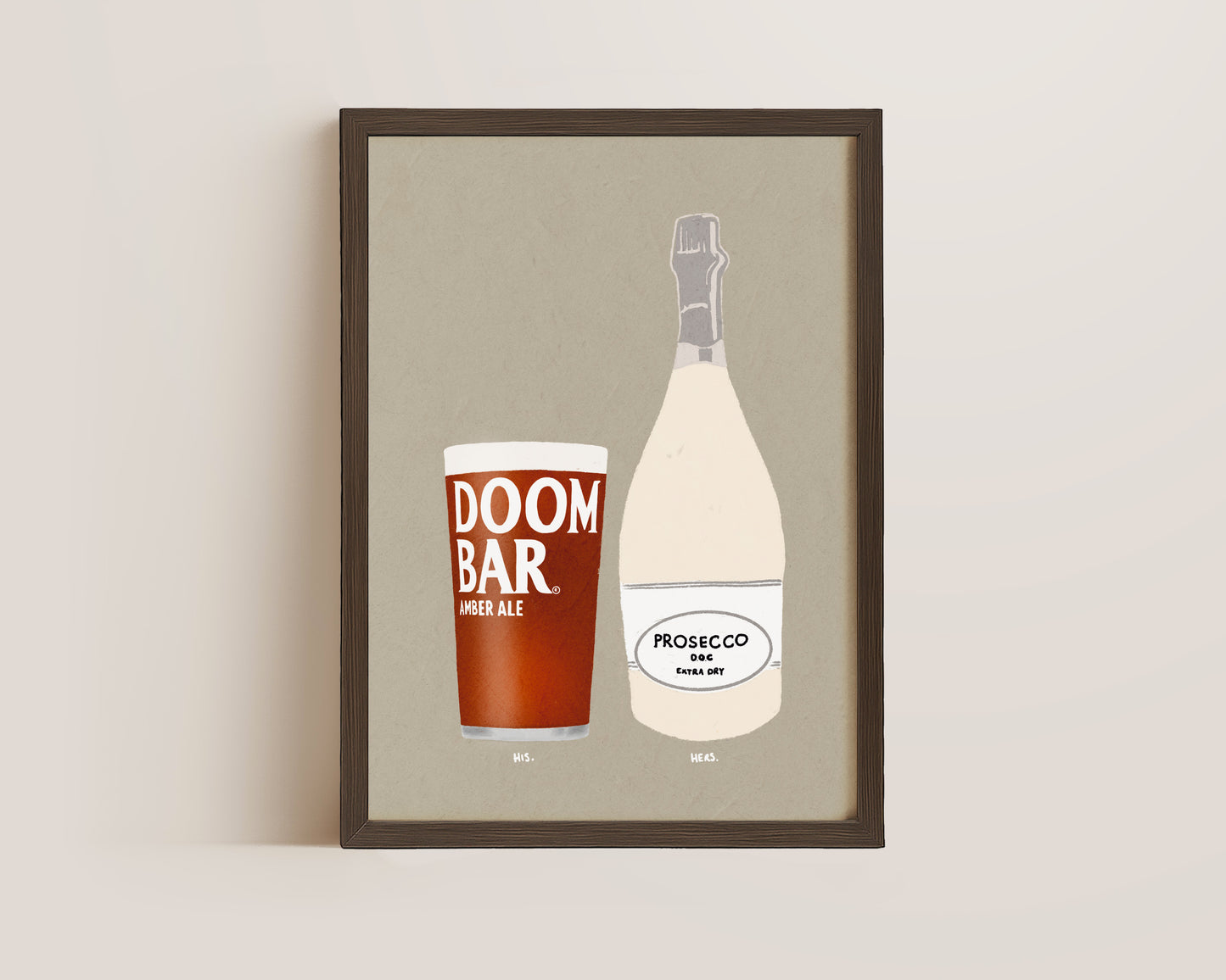 Doom Bar & Prosecco Print