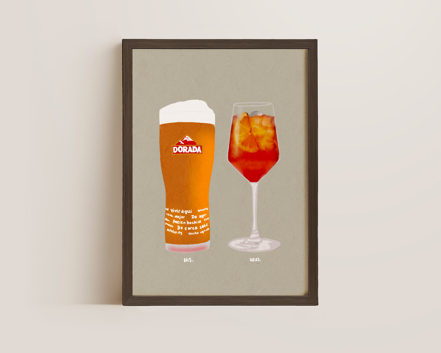Dorada & Aperol Spritz Print