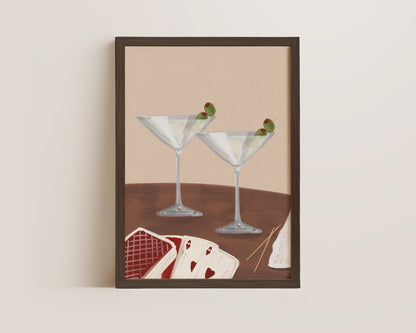 Dirty Martini Date Night Print