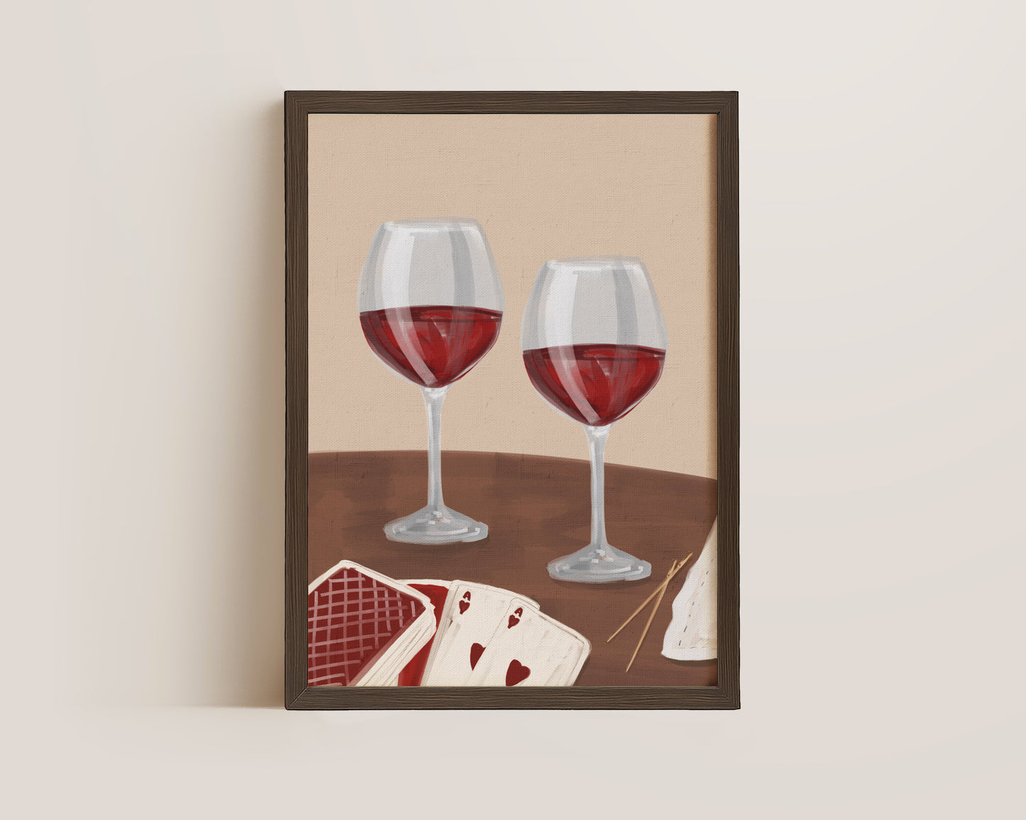 Red Wine Date Night Print