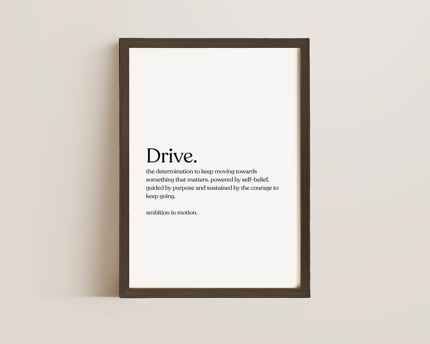 Drive Definition Print
