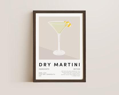 Dry Martini Print