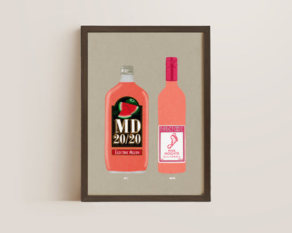Electric Melon MD & Pink Moscato Print