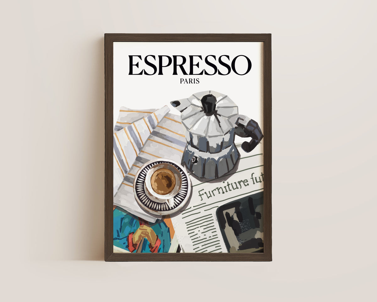 Paris Espresso Print