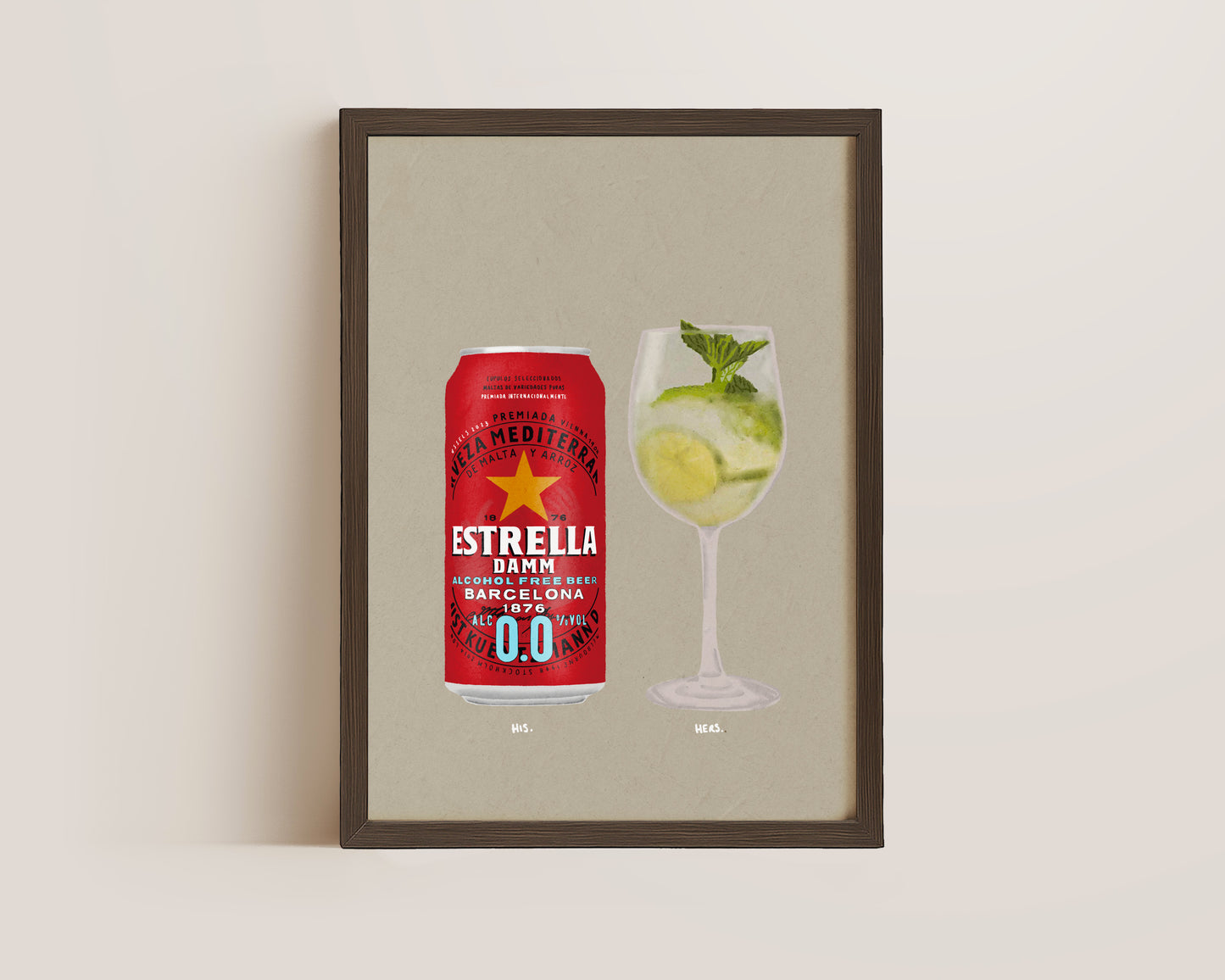 Estrella 0.0% & Hugo Spritz Print