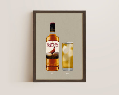 Famous Grouse & Vodka Redbull Print