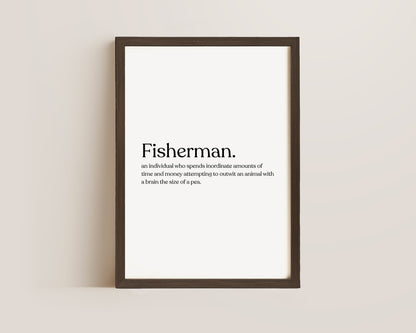 Fisherman Definition Print