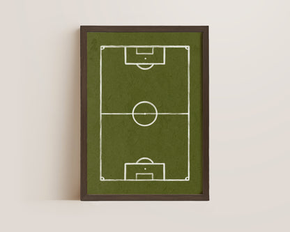 Football Pitch Print