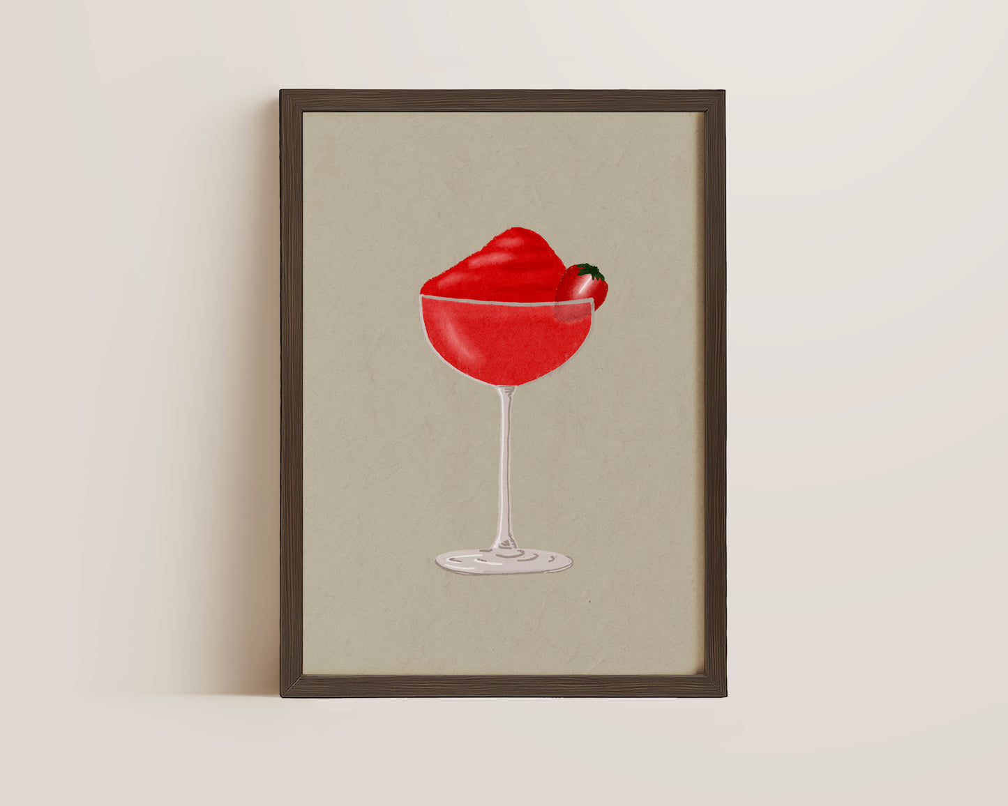 Frozen Strawberry Daiquiri Print