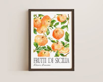 Frutti Di Sicillia Orange Print