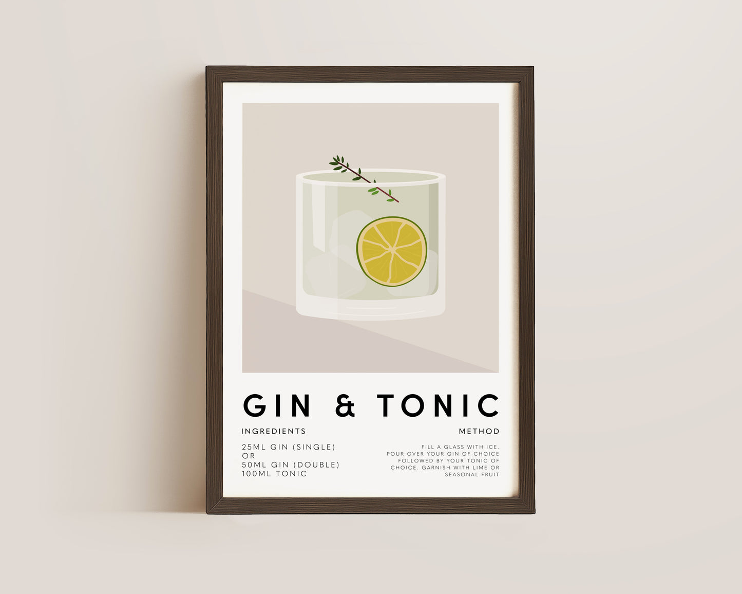Gin & Tonic Print