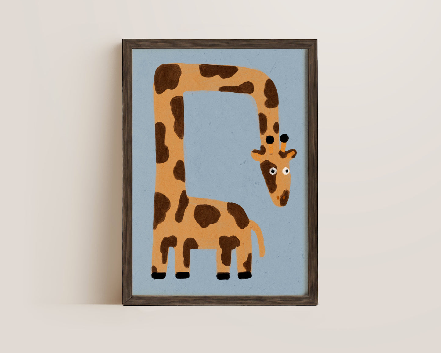 Crooked Giraffe Print