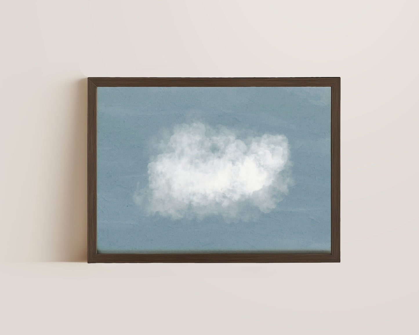 Gloomy Blue Clouds Print