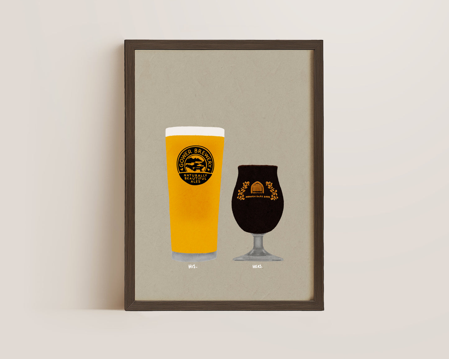 Gower Ale & Vault City Print
