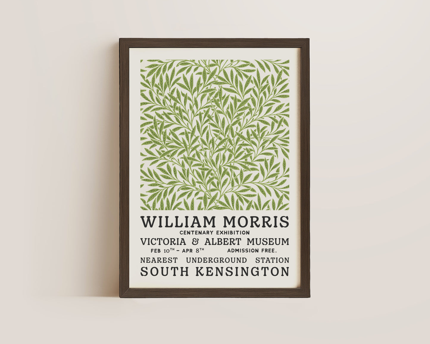 William Morris Green Vines Print