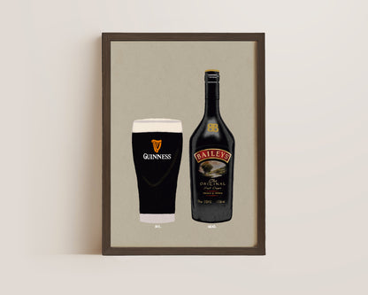Guinness & Baileys Print