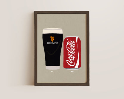 Guinness & Coke Print