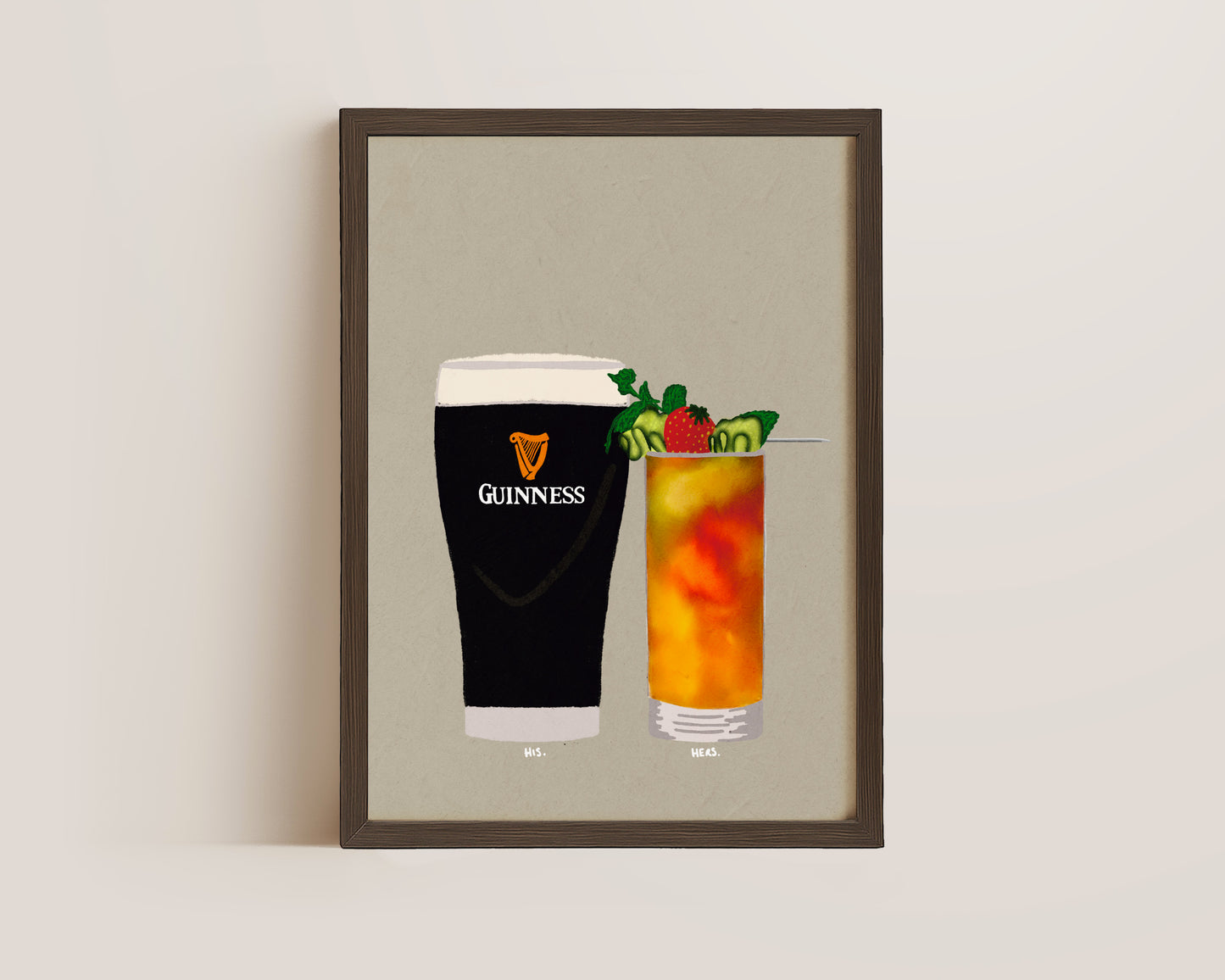 Guinness & Pimms Print