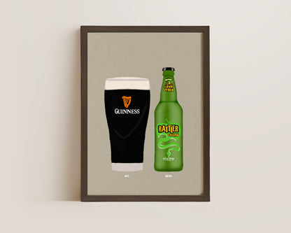 Guinness & Rattler Print