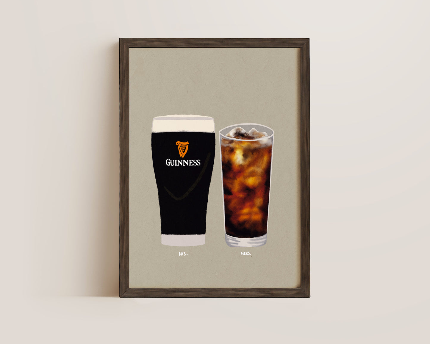 Guinness & Rum Coke Print