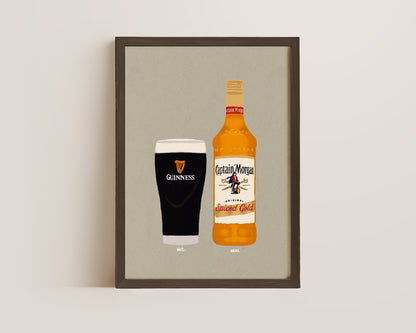 Guinness & Spiced Rum Print