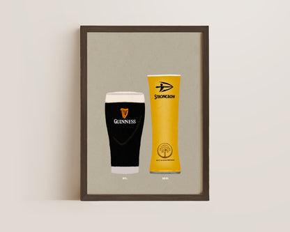 Guinness & Strongbow Print