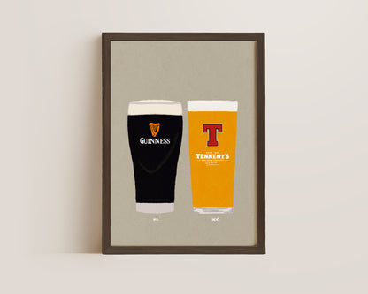 Guinness & Tennent's Print