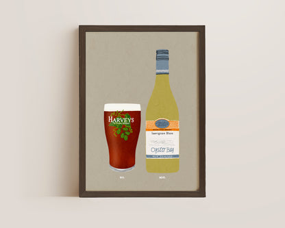 Harvey's & Oyster Bay Print