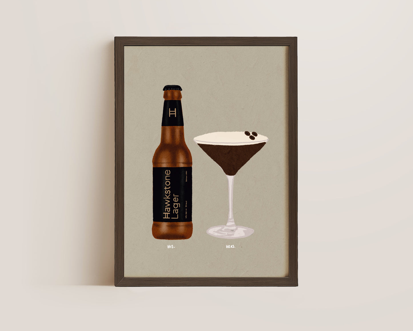 Hawkstone Lager & Espresso Martini Print