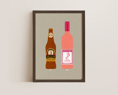 Henry Westons & Pink Moscato Print