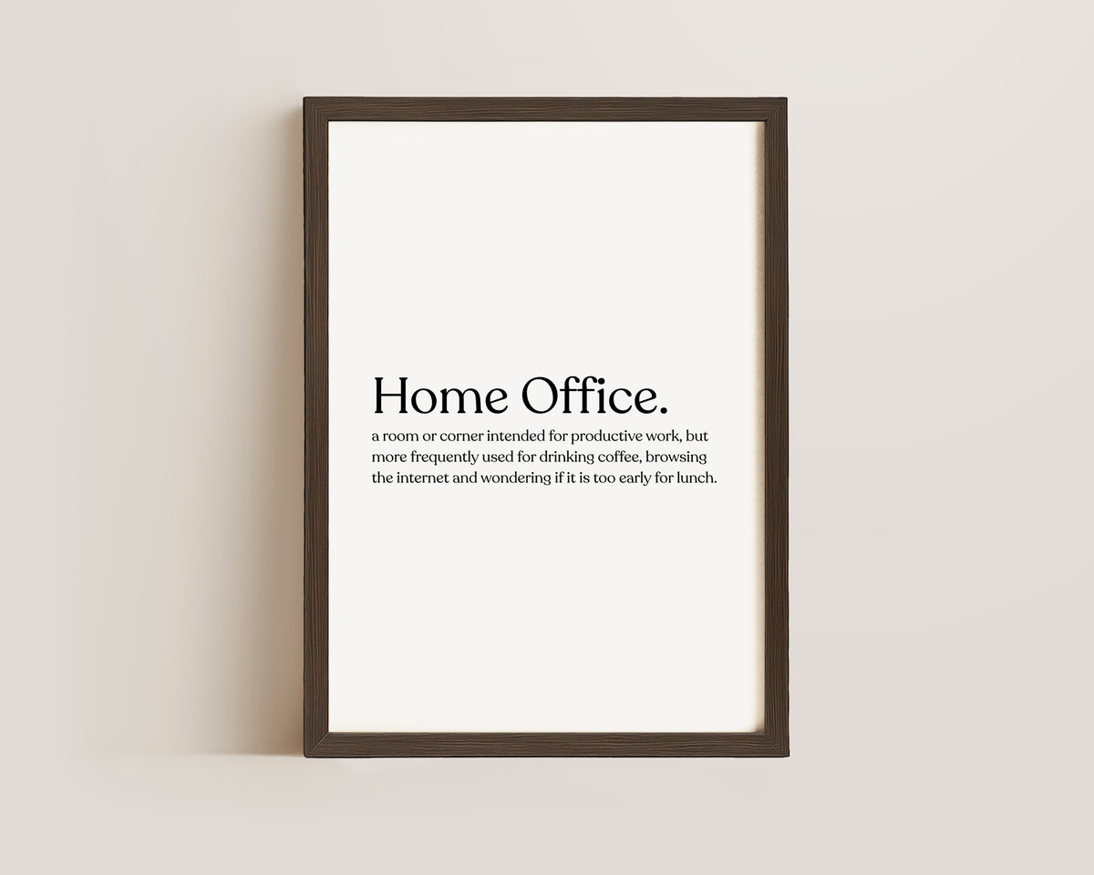 Home Office Definition Print