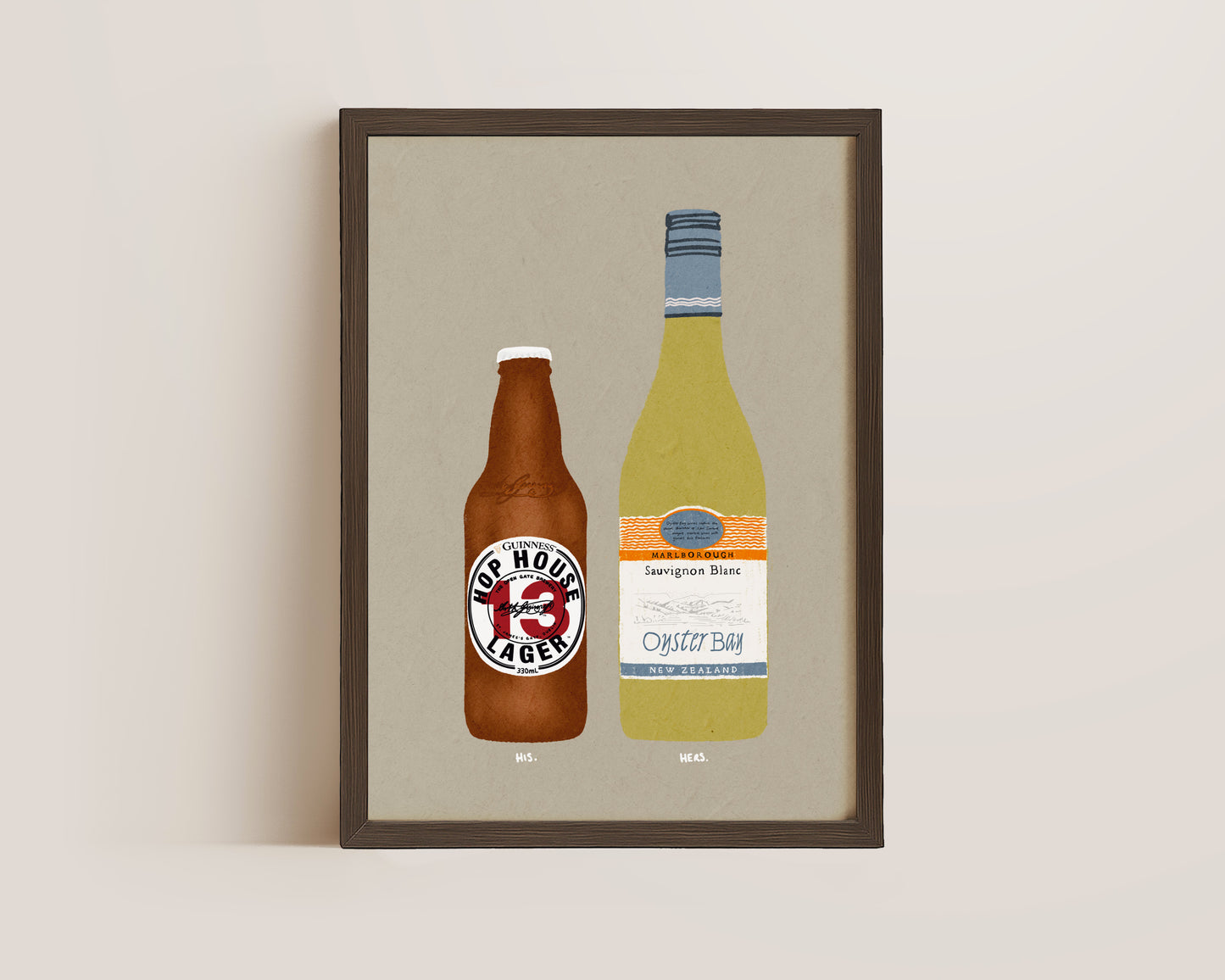 Hop House & Oyster Bay Print
