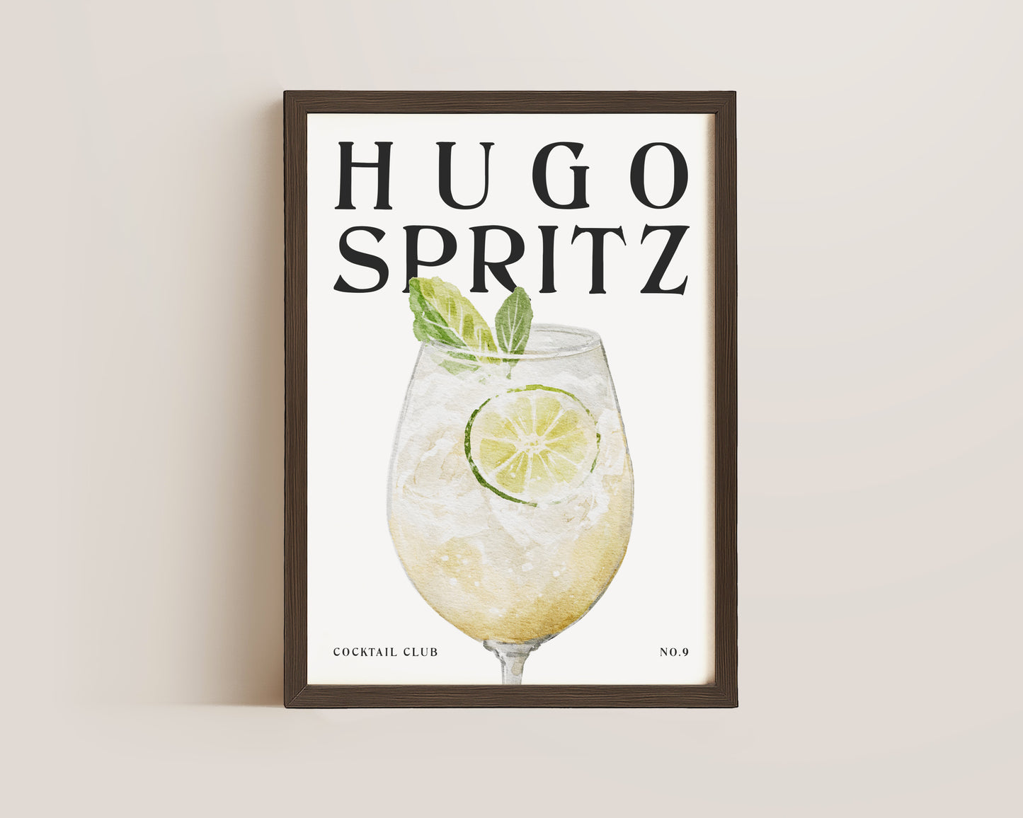 Hugo Spritz Cocktail Print