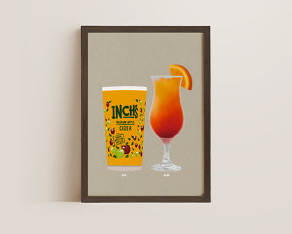 Inch's & Sex On The Beach Print