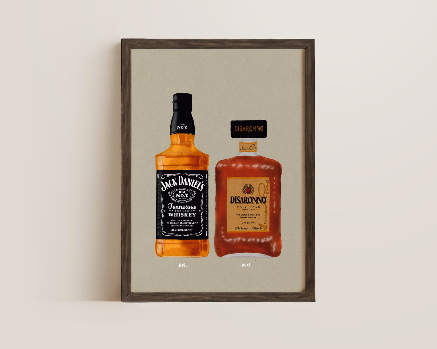Jack Daniel's & Disaronno Print