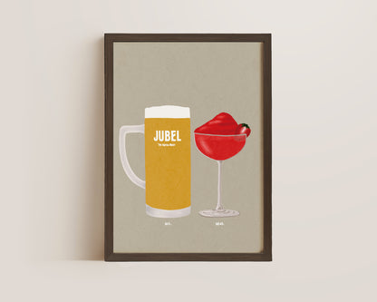 Jubel & Frozen Strawberry Daiquiri Print