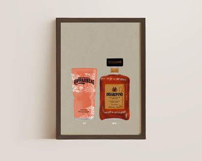 Kopparberg Pint & Disaronno Print