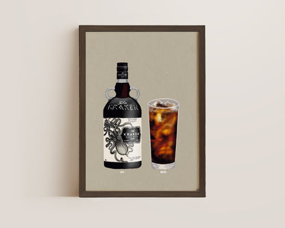 Kraken & Rum Coke Print