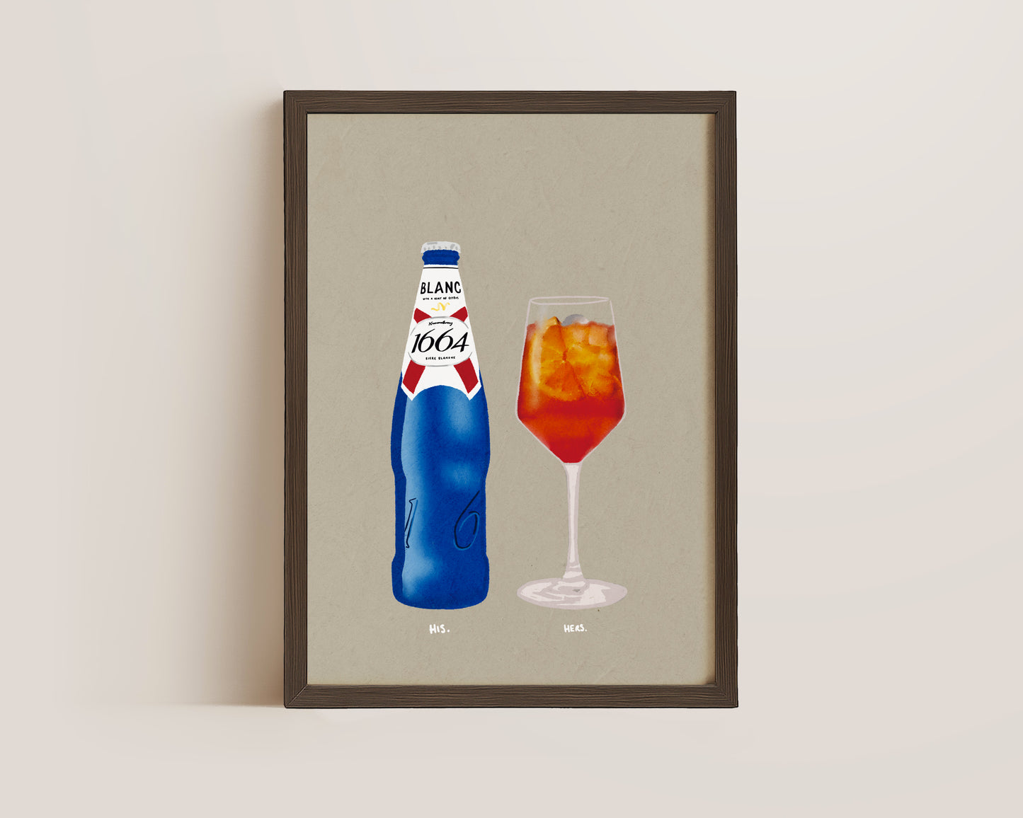 Kronenburg Blanc & Aperol Spritz Print