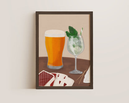 Lager & Hugo Spritz Date Night Print