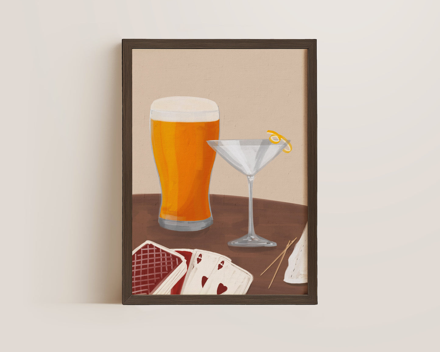 Lager & Martini Date Night Print