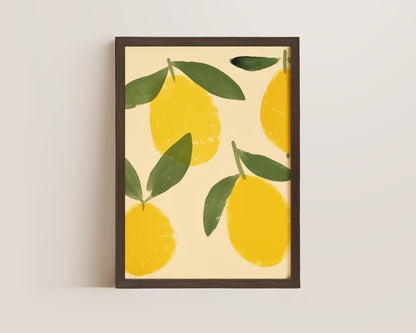 Lemons Art Print