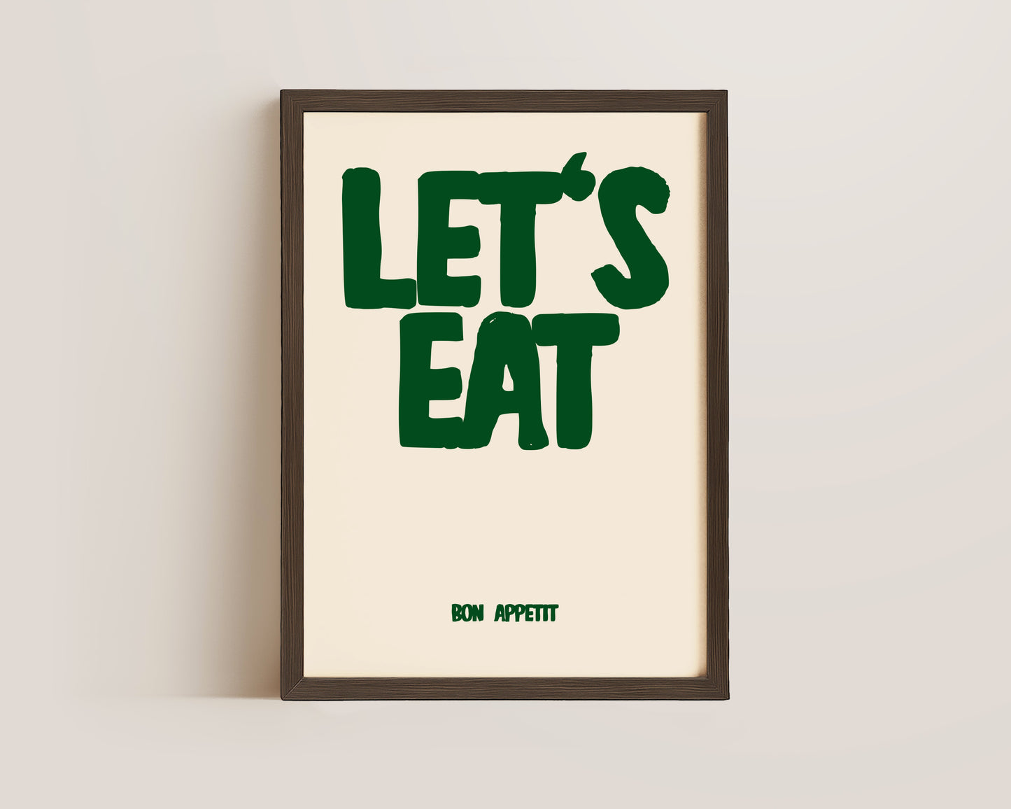 Let's Eat Green Print